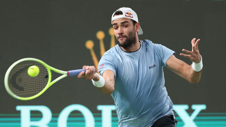 Matteo Berrettini siegte in der ersten Runde von Stockholm.