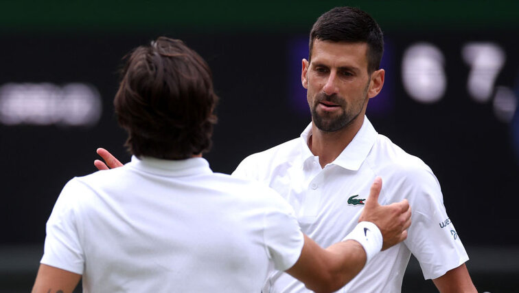 Novak Djokovic ist gegen Lorenzo Musetti klarer Favorit