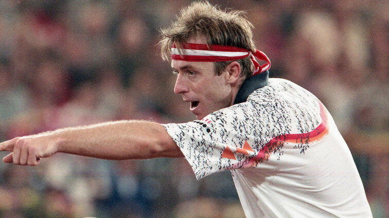 Horst Skoff beim legendären Davis-Cup-Match zwischen Österreich und Deutschland 1994 