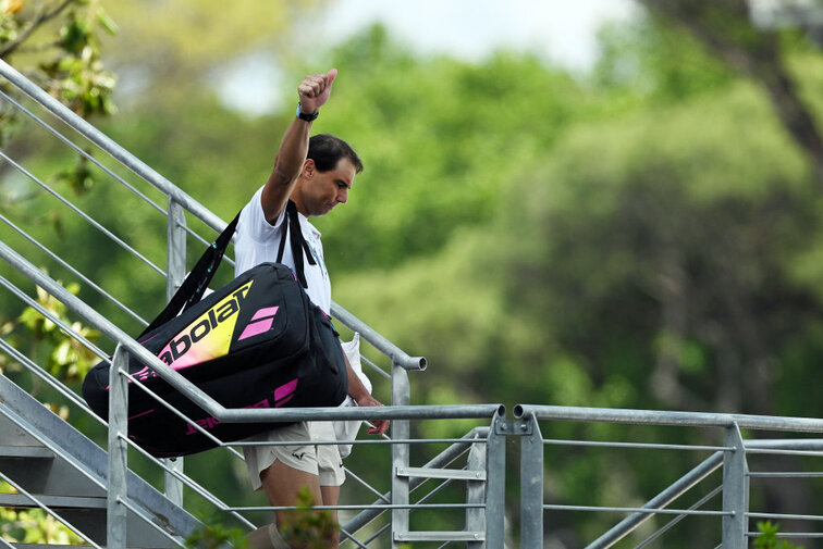 Rafael Nadal verabschiedete sich am Samstag aus Rom