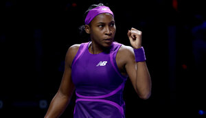 Gauff jubelt über den Finaleinzug bei den WTA-Finals