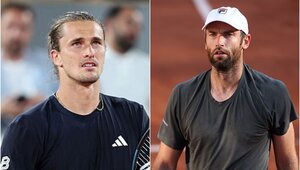 Alexander Zverev misst sich mit Quentin Halys Alexander Zverev misst sich mit Quentin Halys