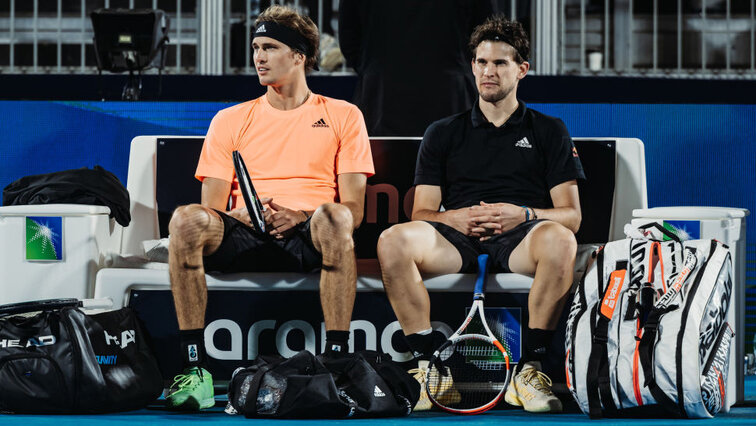 Different tournaments, similar problems: Alexander Zverev and Dominic Thiem