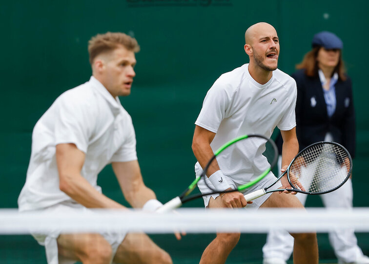 Constantin Frantzen und Hendrik Jebens in Wimbledon 2024