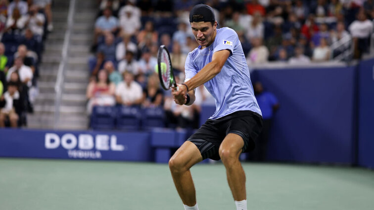 Jakub Mensik konnte bei den US Open einen ersten Achtungserfolg feiern.