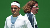 2003 gemeinsam zum Wimbledon-Sieg - Roger Federer und Peter Lundgren