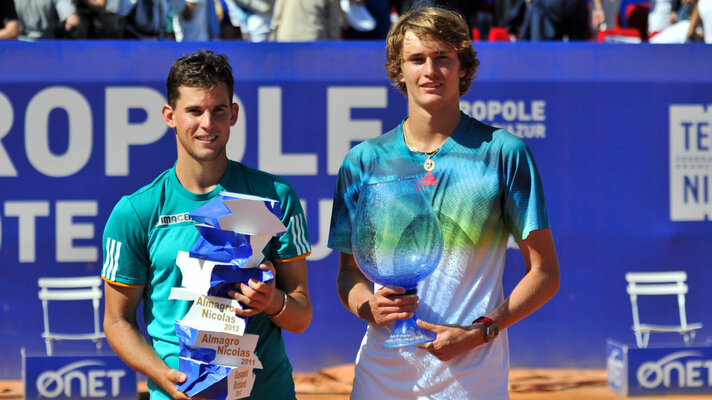 Defending the title in Nice 2016 - against Sascha Zverev