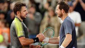 Stan Wawrinka und Andy Murray bei den French Open 2024