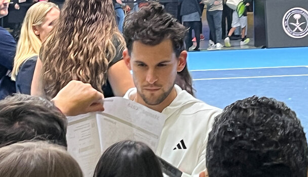 Dominic Thiem ist in Turin ein gefragter Mann