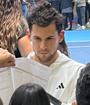 Dominic Thiem ist in Turin ein gefragter Mann