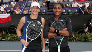 Iga Swiatek und Coco Gauff treffen aufeinander