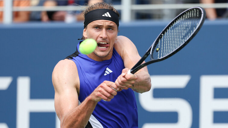 Alexander Zverev am Mittwoch in Flushing Meadows