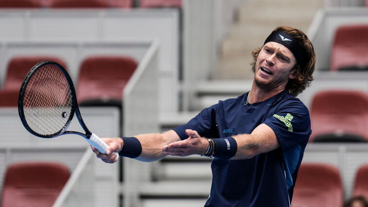 Andrey Rublev unterlag in Hongkong direkt im ersten Match. 