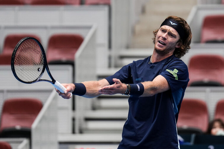 Andrey Rublev verlor in drei Sätzen