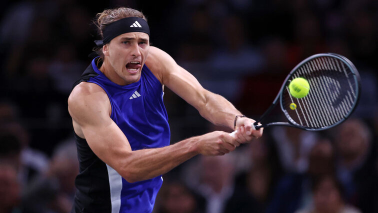 Alexander Zverev am Freitag in Paris-Bercy