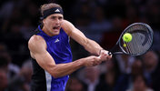 Alexander Zverev am Freitag in Paris-Bercy