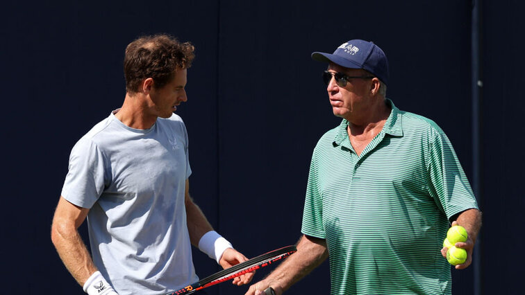 Andy Murray wurde einst von Ivan Lendl beim Training angeleitet.