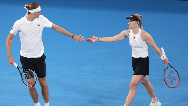 Alexander Zverev und Angelique Kerber bewiesen beim United Cup zu Beginn des Jahres gemeinsame Stärke. 