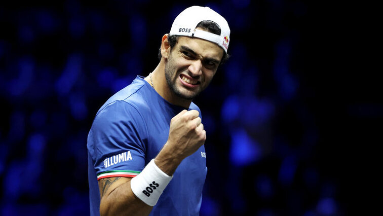 Matteo Berrettini at the Laver Cup in London 2022