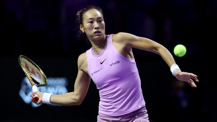 Qinwen Zheng steht bei den WTA Finals im Halbfinale