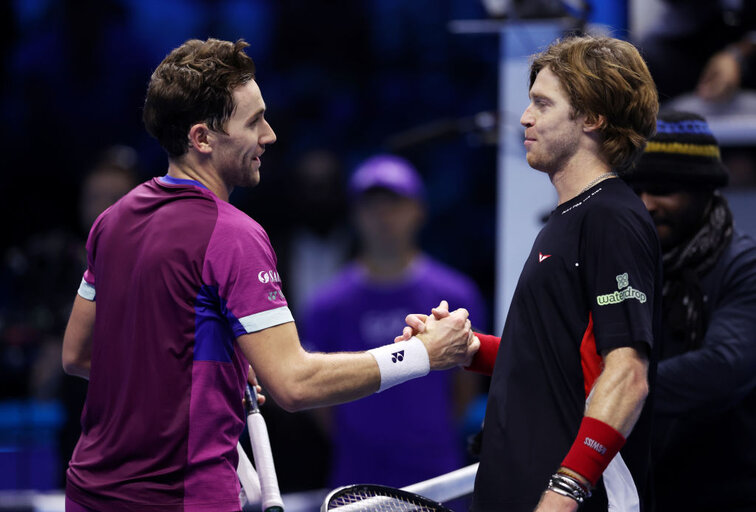 Casper Ruud und Andrey Rublev treffen auch bei den Macau Tennis Masters aufeinander