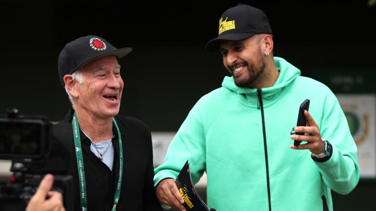 Best Buddies, spätestens seit Wimbledon: John McEnroe und Nick Kyrgios