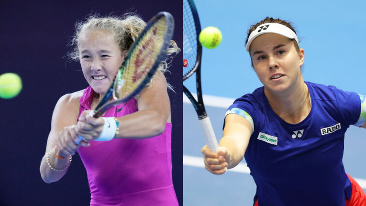 Mirra Andreeva und Linda Noskova spielen in Brisbane um den Halbfinaleinzug.