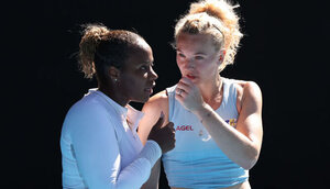 Auch Taylor Townsend und Katerina Siniakova sind in Indian Wells nicht mehr im Titelrennen