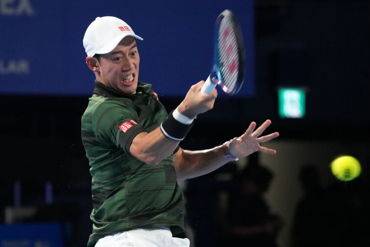 Kei Nishikori steht beim ATP-Challenger-Turnier in Helsinki im Endspiel