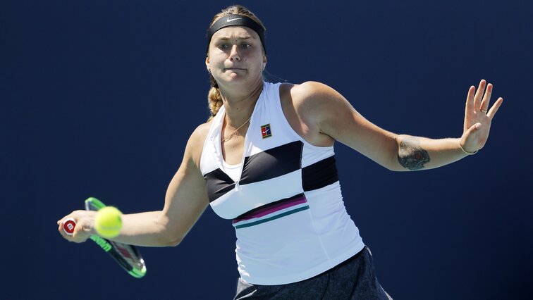 Aryna Sabalenka had some easy start in Charleston