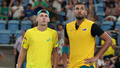 Alex de Minaur und Nick Kyrgios beim ATP Cup 2020