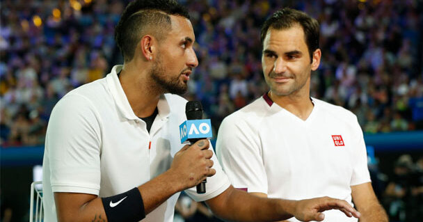 Kyrgios escolhe Federer como melhor tenista da história e elogia Nadal -  ESPN