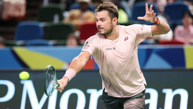 Stan Wawrinka am Donnerstag in Shanghai