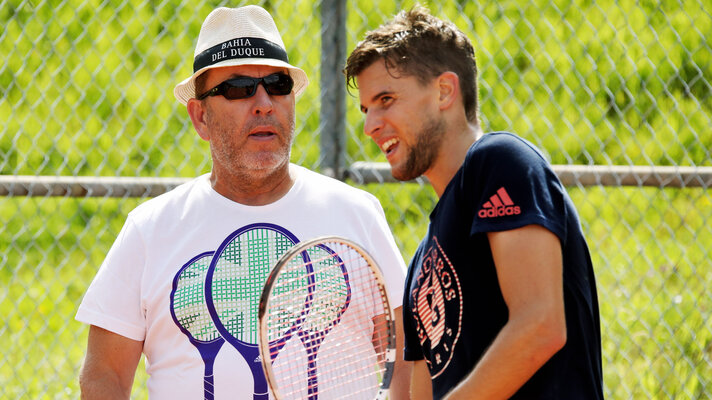 With Günter Bresnik in Kitzbühel 2018