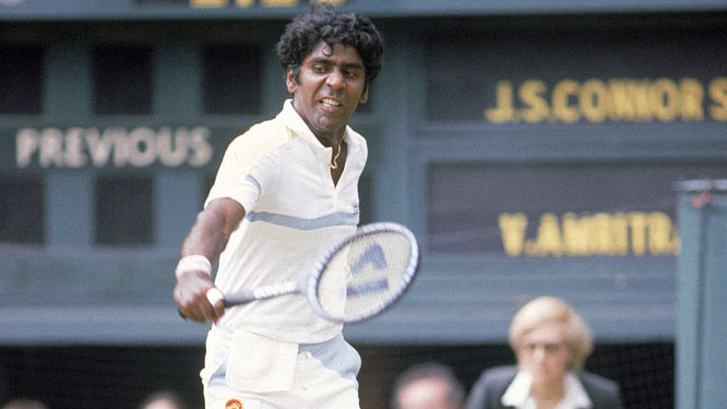 Vijay Amritraj in Wimbledon