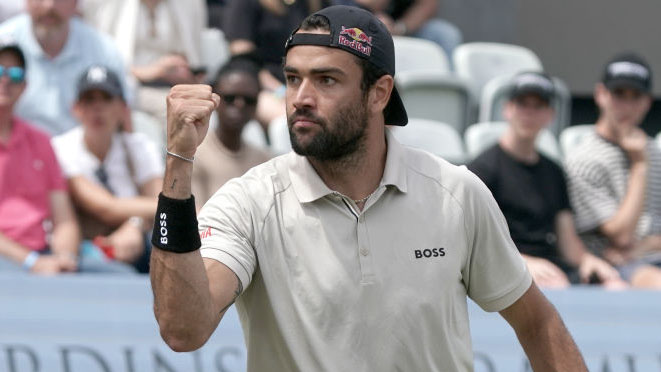 Matteo Berrettini hatte in Gstaad viel Grund zum Jubeln