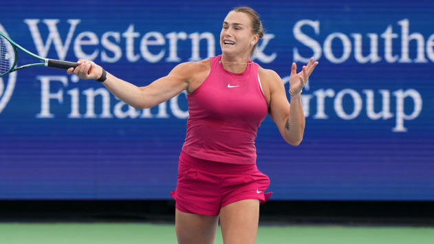 Aryna Sabalenka in Cincinnati