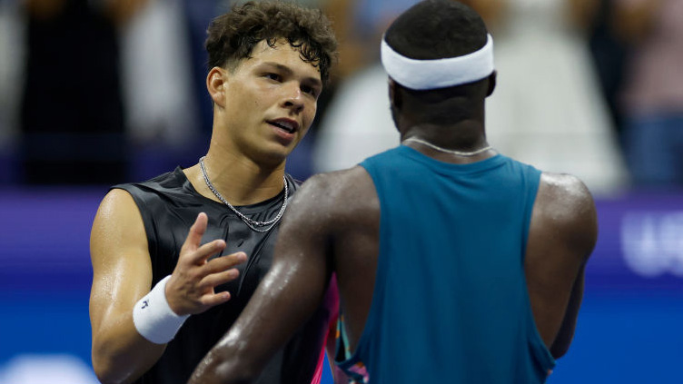 Ben Shelton und Frances Tiafoe bei den US Open 2024