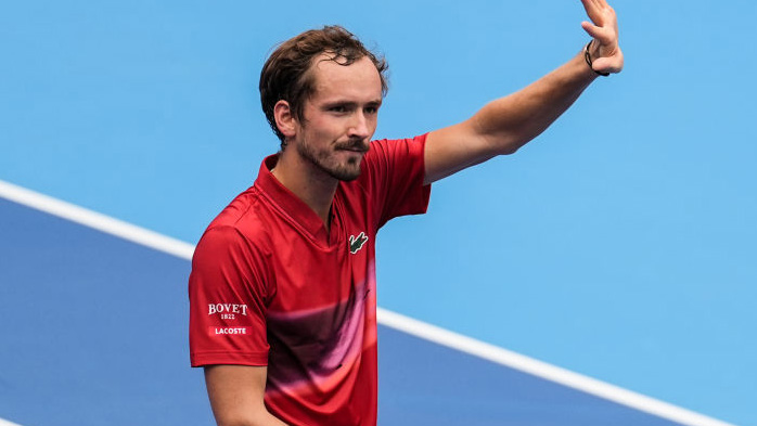 Daniil Medvedev am Freitag in Peking