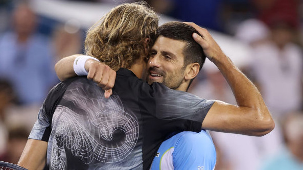 Das letzte Treffen zwischen Alexander Zverev und Novak Djokovic gab es 2023 in Cincinnati