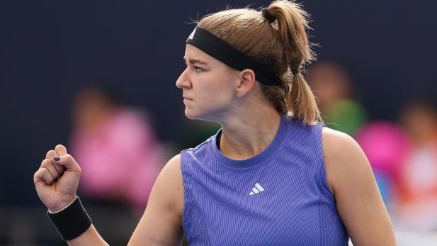 Karolina Muchova hat Aryna Sabalenka in Peking verabschiedet