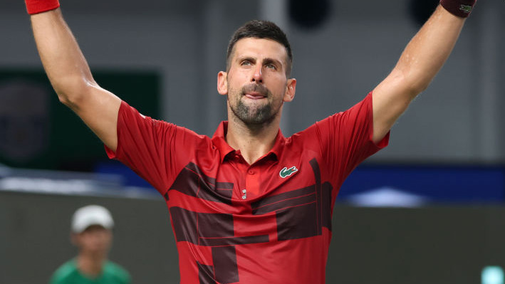 33 Mal in Folge hat Novak Djokovic nun gegen amerikanische Gegner gejubelt