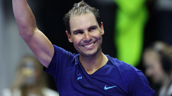 Rafael Nadal am Donnerstag in Riad