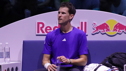 Dominic Thiem bei seinem letzten Auftritt in der Wiener Stadthalle