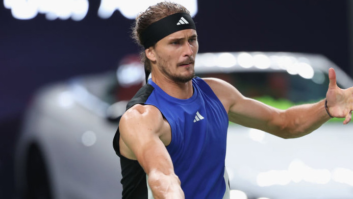 Alexander Zverev am Mittwoch in Shanghai