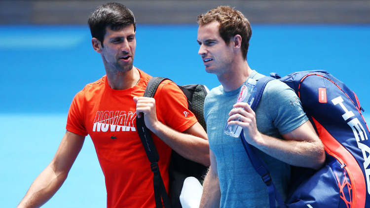 Novak Djokovic und Andy Murray vor den Australian Open 2019