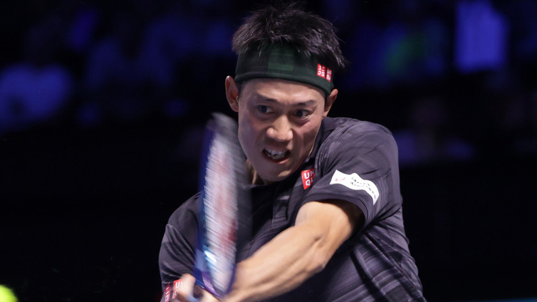 Kei Nishikori ist in Bratislava noch im Rennen