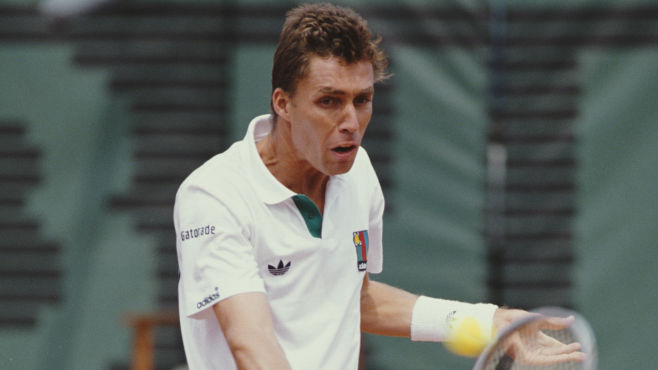 Ivan Lendl hat in Antwerpen 1985 ein legendäres Racket abgestaubt.