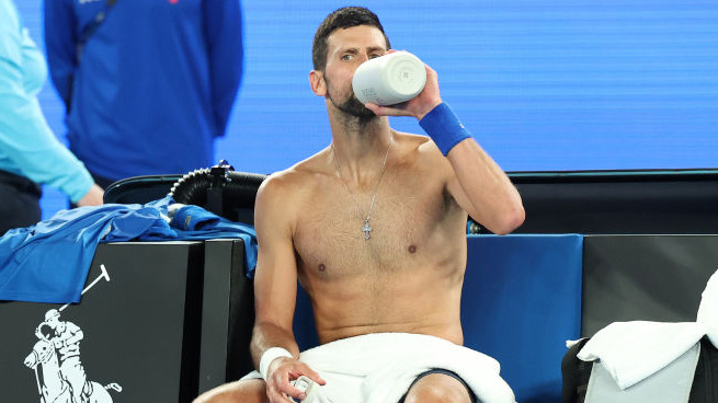 Novak Djokovic kann auch gut ohne Einwegflaschen leben